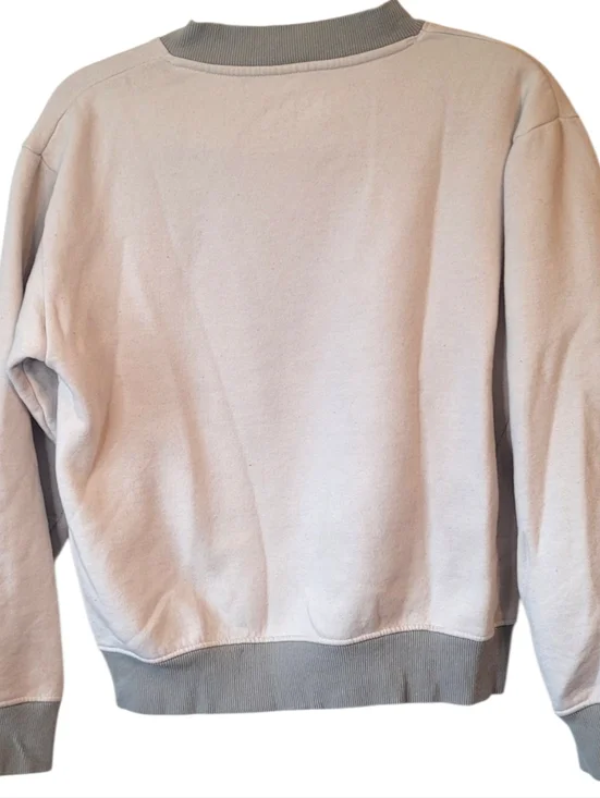 Taylor Swift Cream Welcome To New York 1989 V-Neck Sweatshirt Women's Size S - Picture 2 of 5